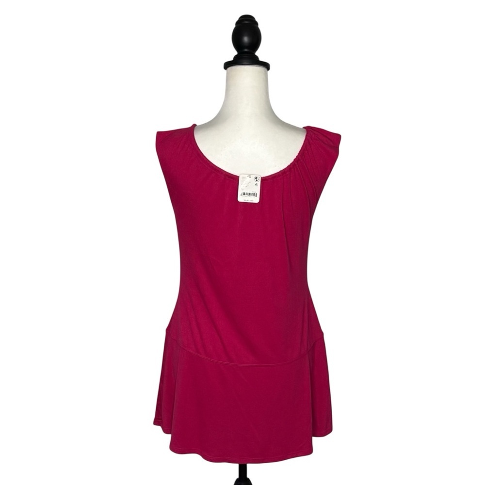 NWT Free People Good Feels Tunic Top Size M in Love Potion Vibrant Pink - Picture 8 of 14